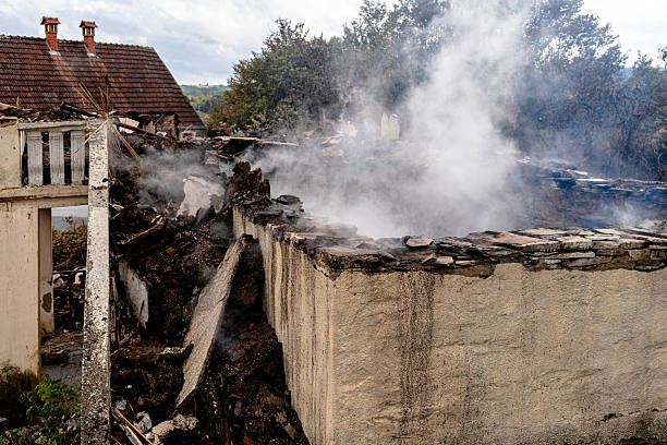 Professional Fire Damage Removal technician working in Euless, TX